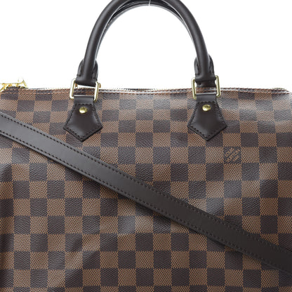 Louis Vuitton Damier Ebene Speedy Bandouliere 30 8 of 14