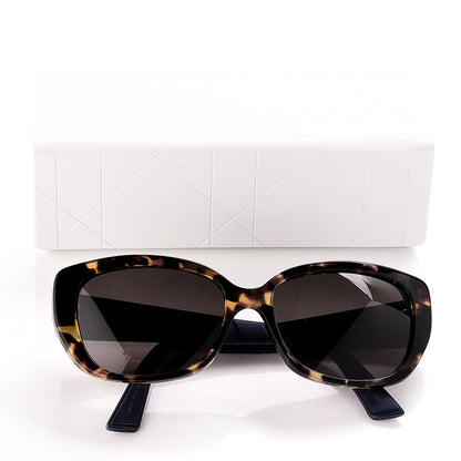 Christian Dior Lambskin Cannage Dior Lady 2R Sunglasses Havana Purple 6 of 6