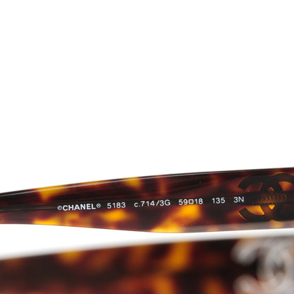Chanel CC Sunglasses 5183-A Tortoise 3 of 3