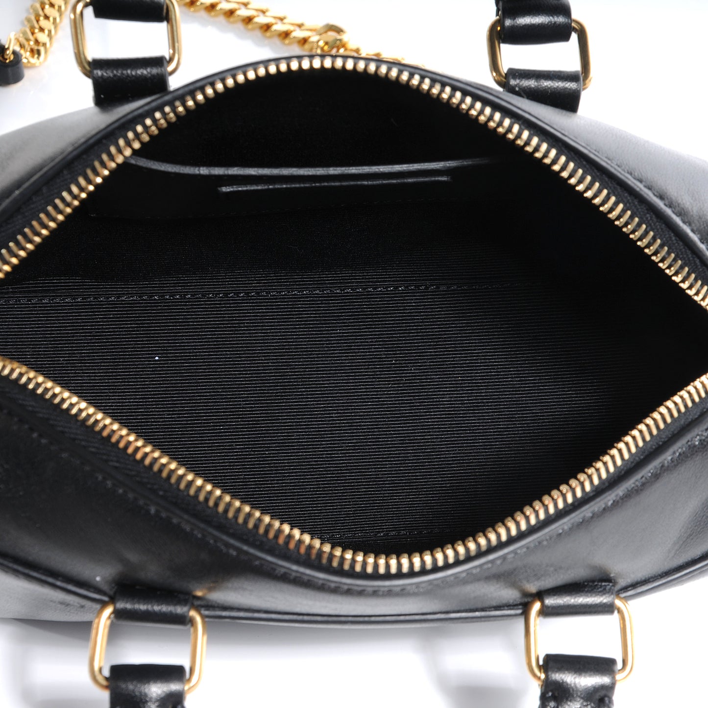 Leather Classic Duffle Toy Black