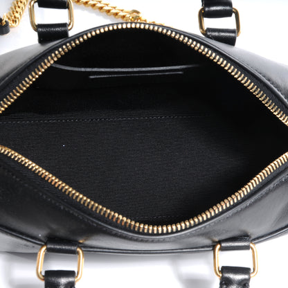 Saint Laurent Leather Classic Duffle Toy Black 6 of 8
