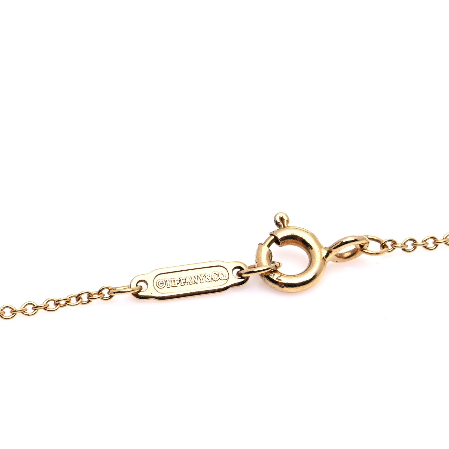 18K Yellow Gold Mini Heart Lock Pendant Necklace