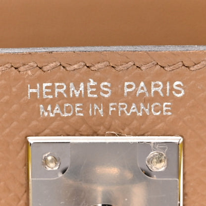 Hermes Epsom Mini Kelly Sellier 20 Chai Mauve Sylvestre Lime 6 of 11