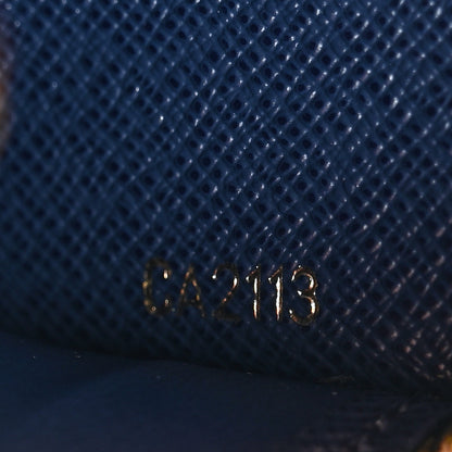 Louis Vuitton Damier Paillettes Zippy Wallet Blue 7 of 7
