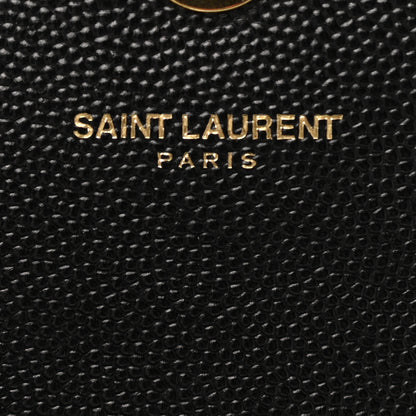 Saint Laurent Grain De Poudre Classic Monogram Kate Clutch Black 6 of 6