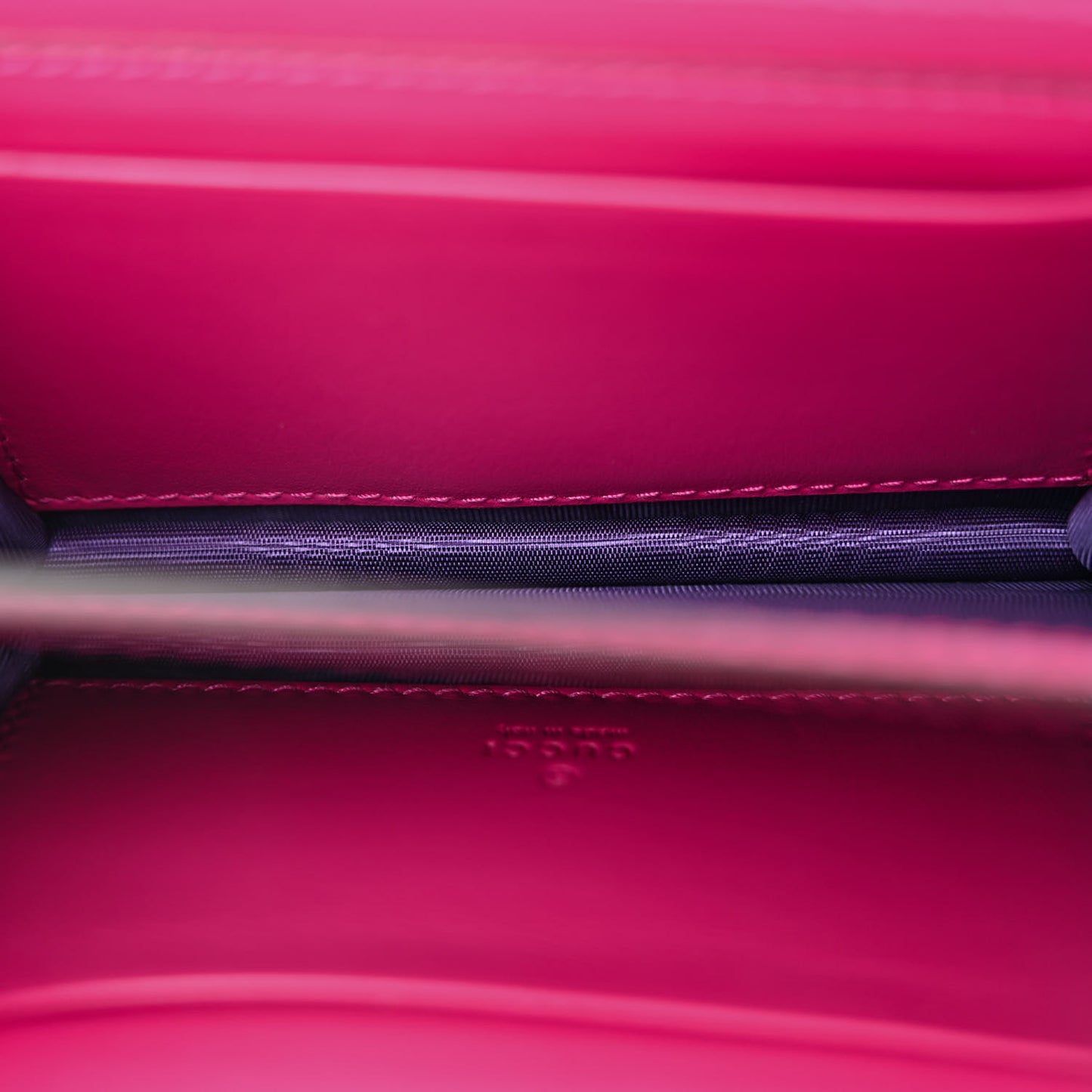 Nylon Calfskin Enamel GG Matelasse Mini Chain Bag Lovely