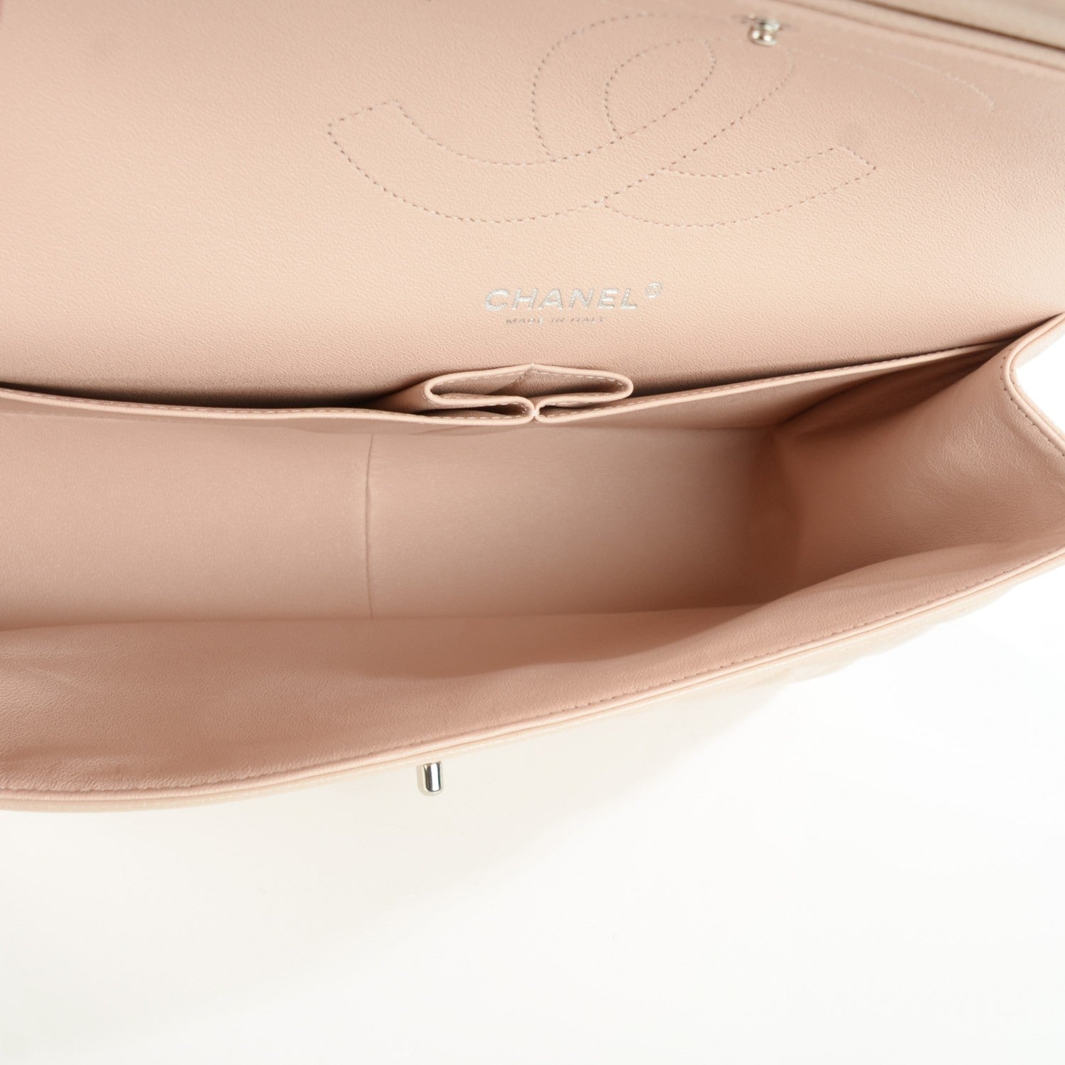 Chanel Caviar Quilted Jumbo Double Flap Light Pink 9 of 9