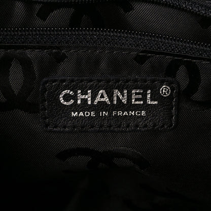 Chanel Calfskin Quilted Large Cambon Bowler Beige Black 6 of 10