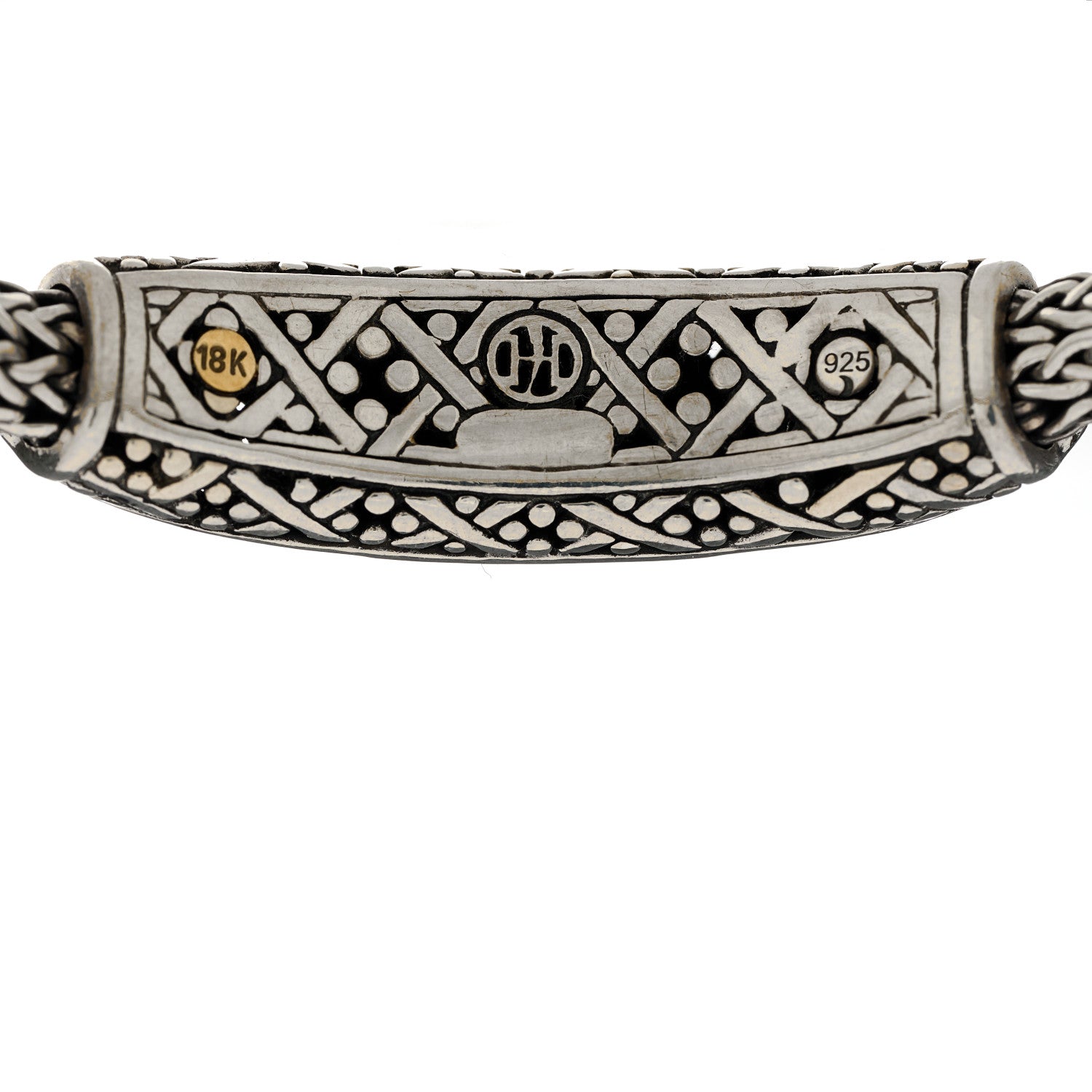 John Hardy Sterling Silver 18K Yellow Gold Jaisalmer Dot Oval Station Bracelet 4 of 4