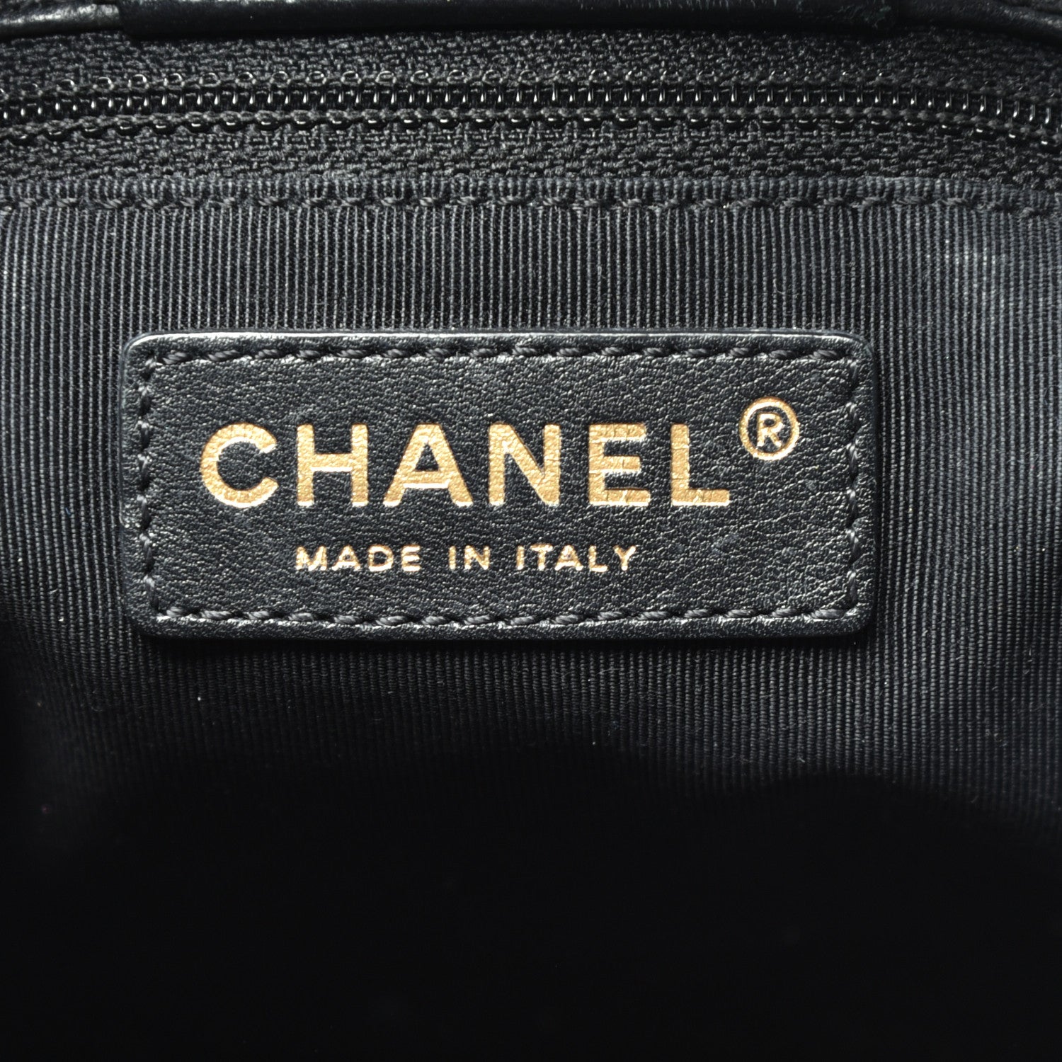 Chanel Calfskin Small Cerf Executive Shopper Tote Black 6 of 10
