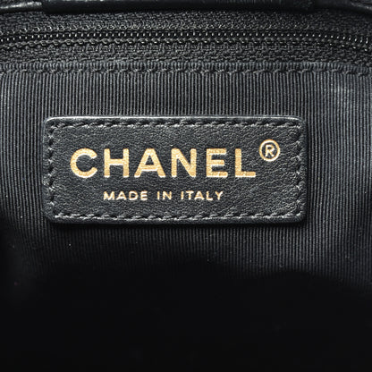 Chanel Calfskin Small Cerf Executive Shopper Tote Black 6 of 10