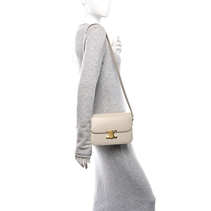 Celine Shiny Calfskin Medium Triomphe Nude 2 of 13