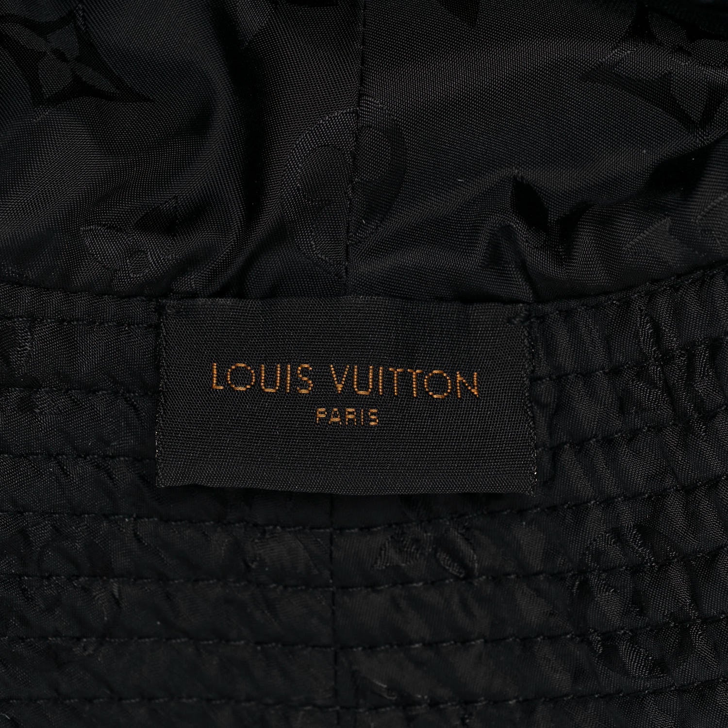 Louis Vuitton Nylon Monogram Reversible Bob Bucket Hat S Brown Black 8 of 14