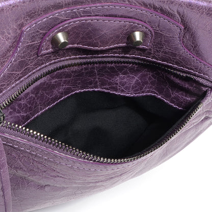 Balenciaga Agneau Envelope Clutch Metallic Purple 9 of 11