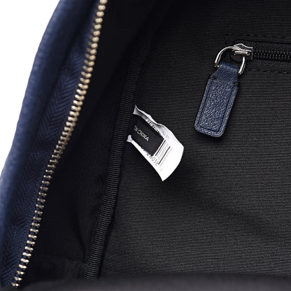 Marc Jacobs Pebbled Calfskin Varsity Backpack French Navy 7 of 9