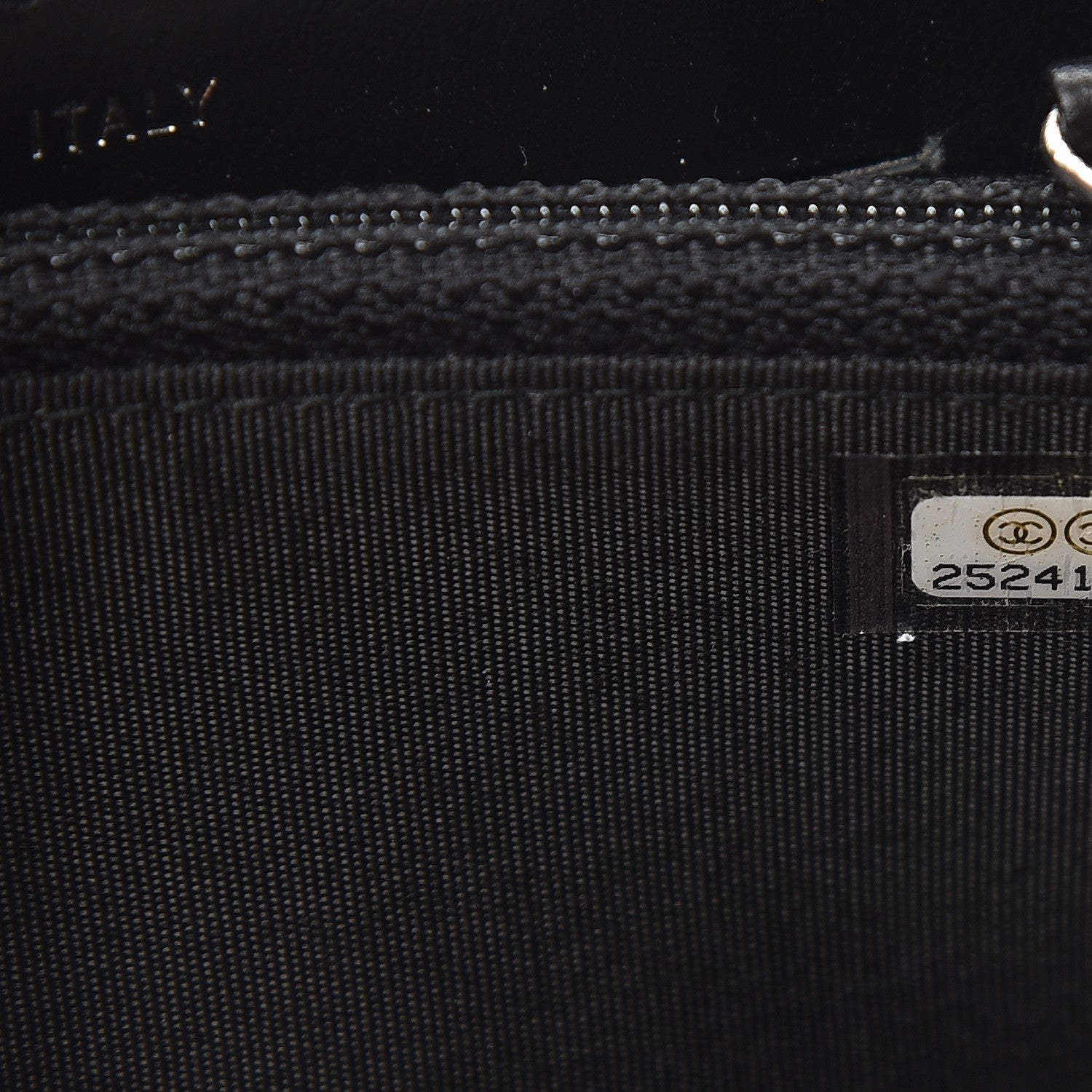 Chanel Canvas Small Deauville Zip Around Wallet Grey 7 of 8