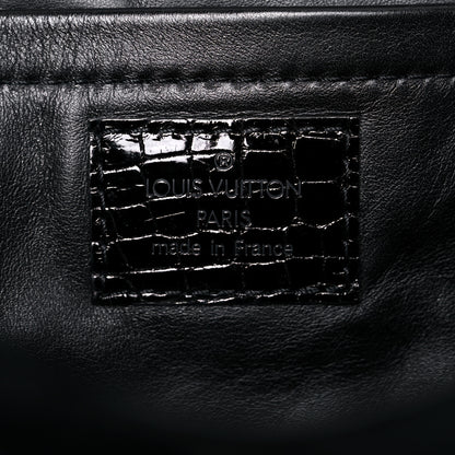 Louis Vuitton Monogram Velours Alligator Irvine Black 6 of 14