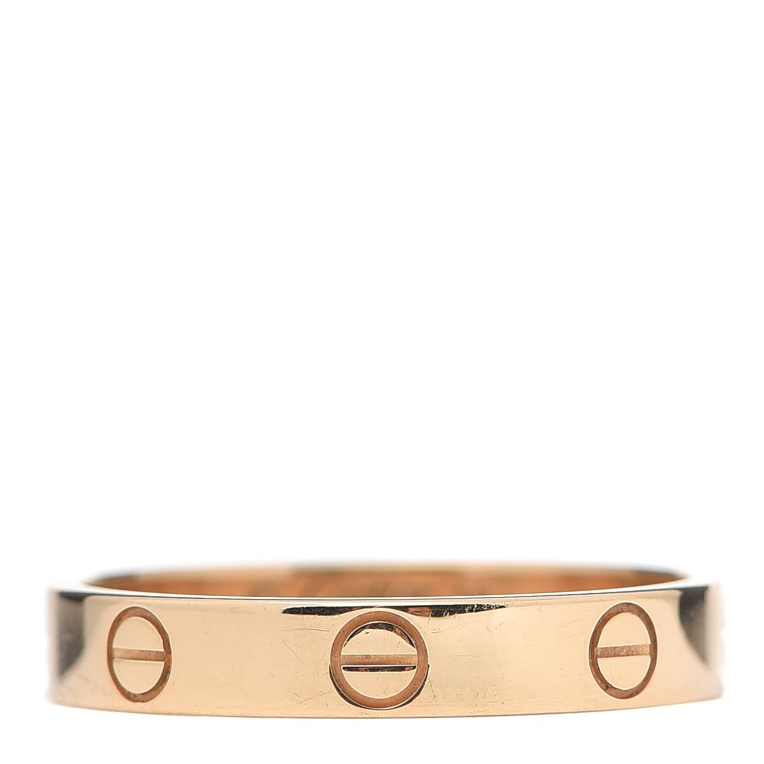Cartier 18K Yellow Gold 3.5mm LOVE Wedding Band Ring 58 8.25 3 of 6