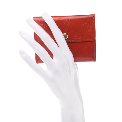 Louis Vuitton Vernis Elise Wallet Pomme D'Amour 2 of 12