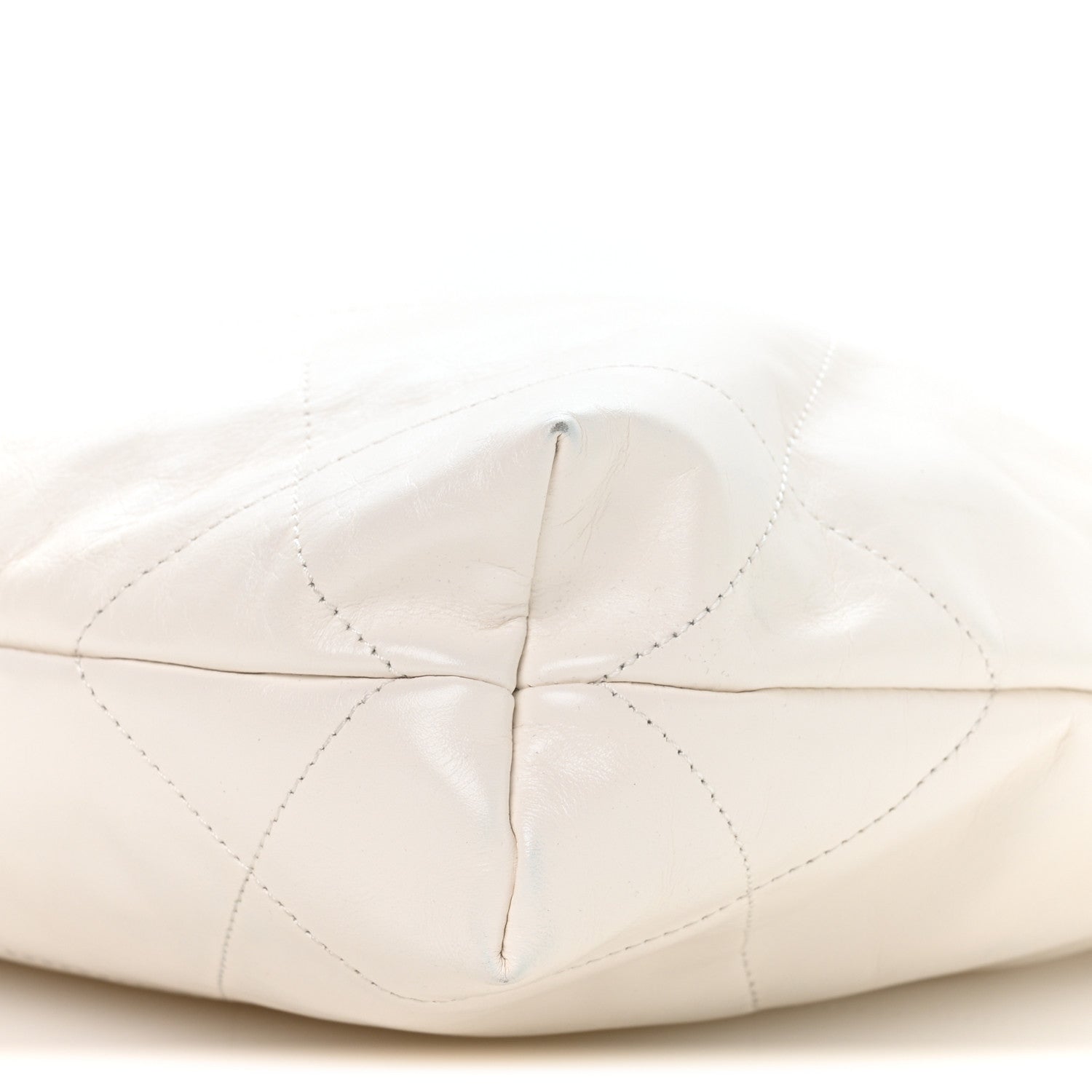 Chanel Shiny Calfskin Quilted Small Chanel 22 White 11 of 11