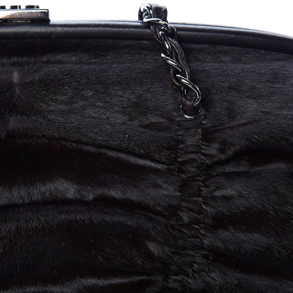 Chanel Pony Hair Sharpei Frame Tote Dark Brown 12 of 13