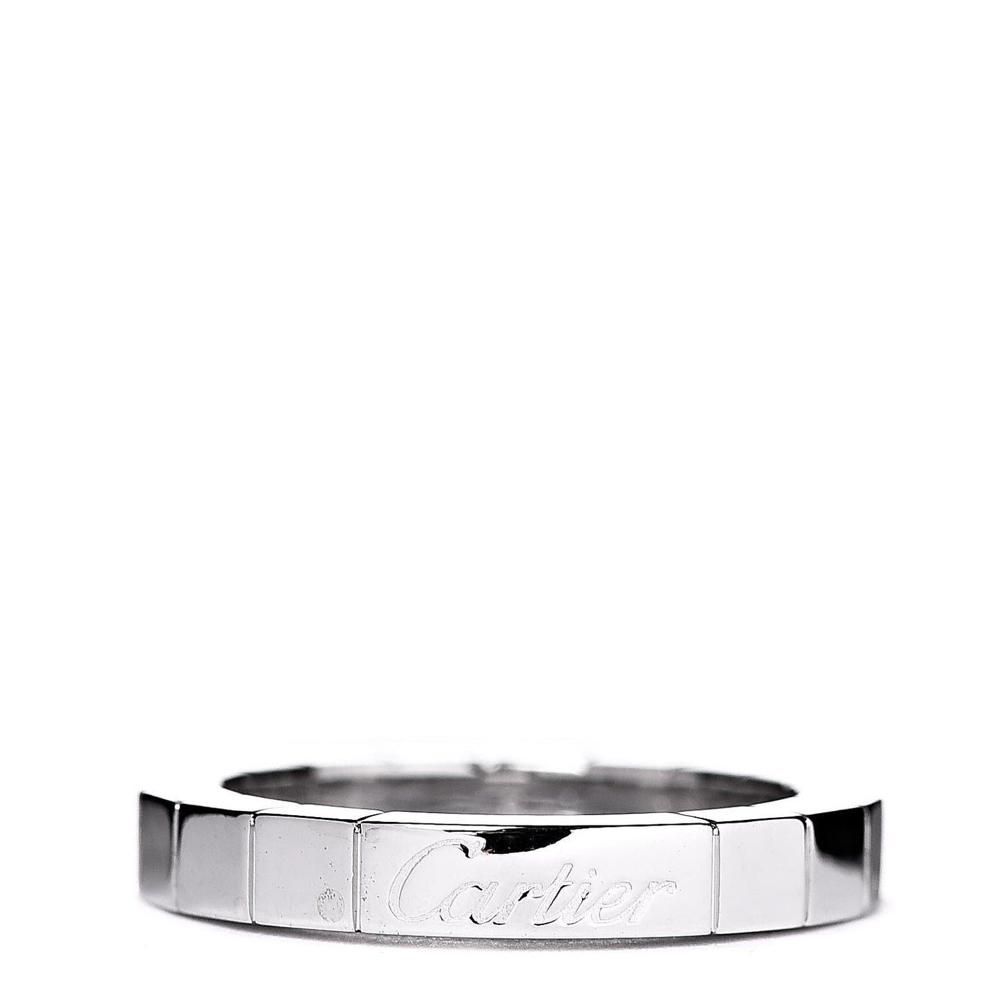 18K White Gold Lanieres Ring 48 4.5