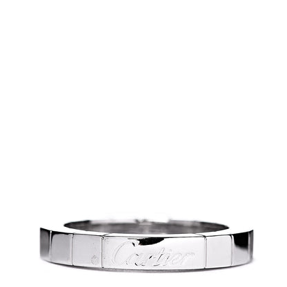 Cartier 18K White Gold Lanieres Ring 48 4.5 1 of 4