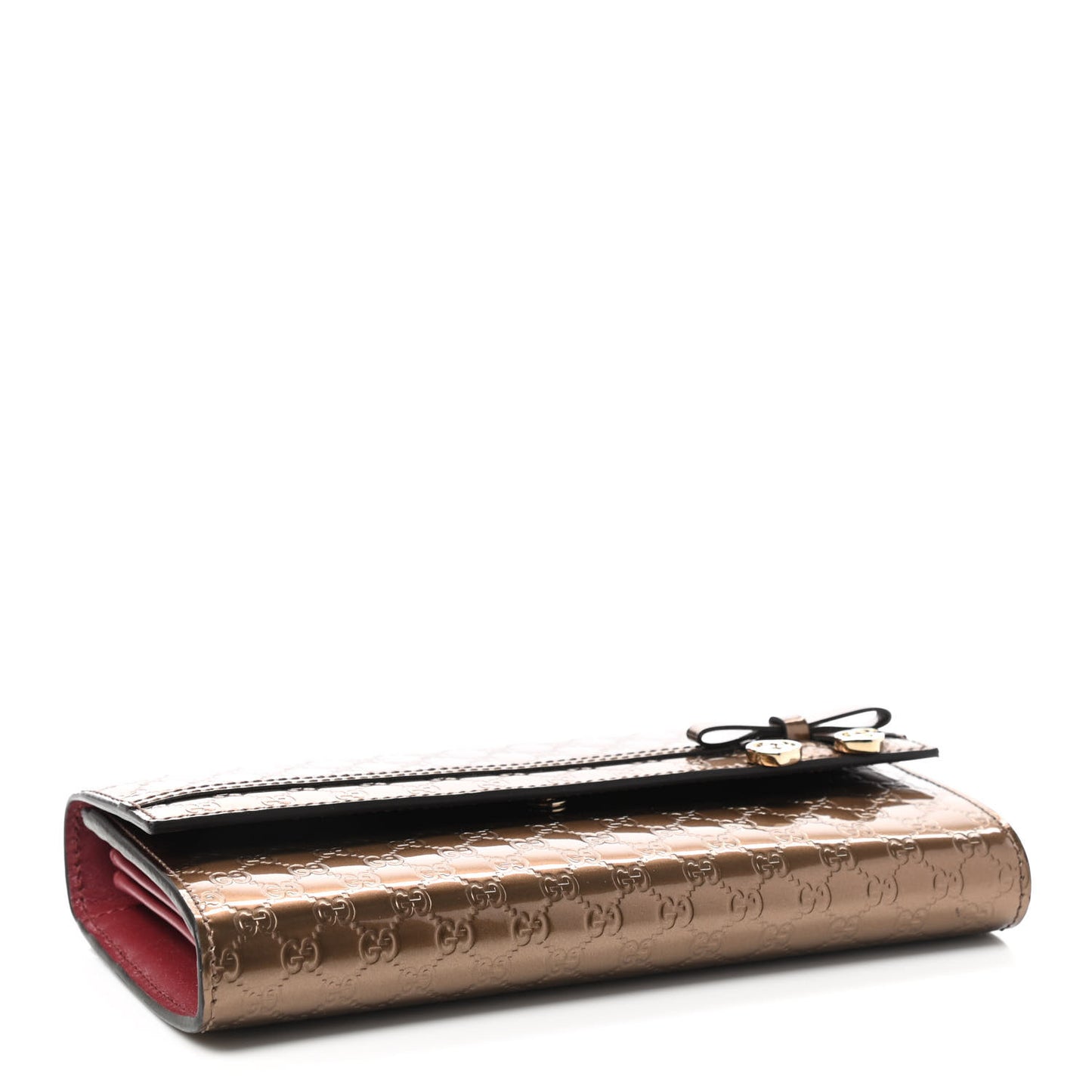 Shine Microguccissima Candy Continental Wallet Bronze
