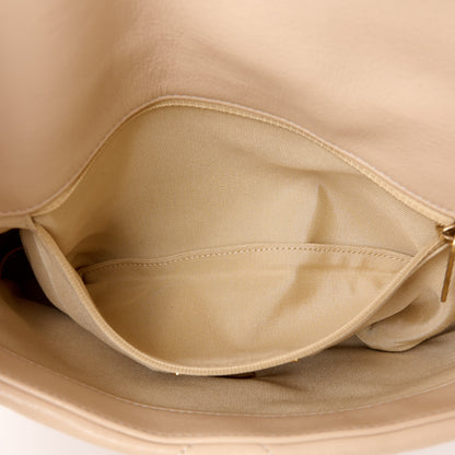 Chanel Goatskin Quilted Medium Chanel 19 Flap Beige 6 of 12