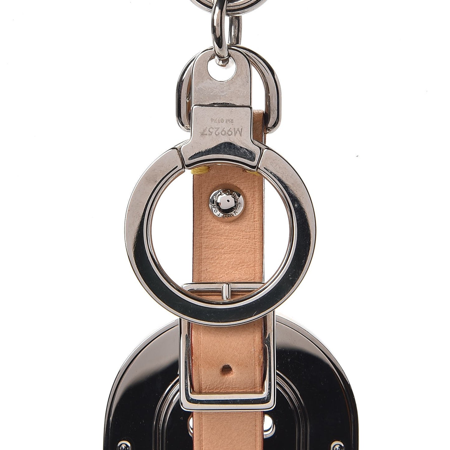 Metal Luggage Tag Key Holder Silver