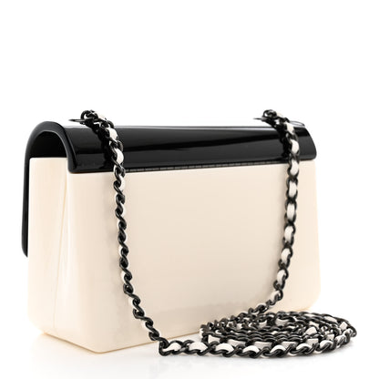 Chanel Plexiglass Plexi Coco Bag Black White 3 of 11
