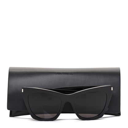 Saint Laurent New Wave SL214 Kate Cat Sunglasses Black 8 of 8