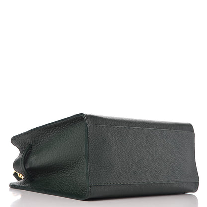 Mansur Gavriel Tumble Calfskin Mini Sun Bag Moss 5 of 8