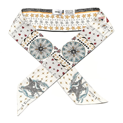 Christian Dior Silk L'Etoile Mitzah Scarf 1 of 4