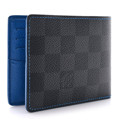 Louis Vuitton Damier Graphite Slender Wallet Blue 3 of 7