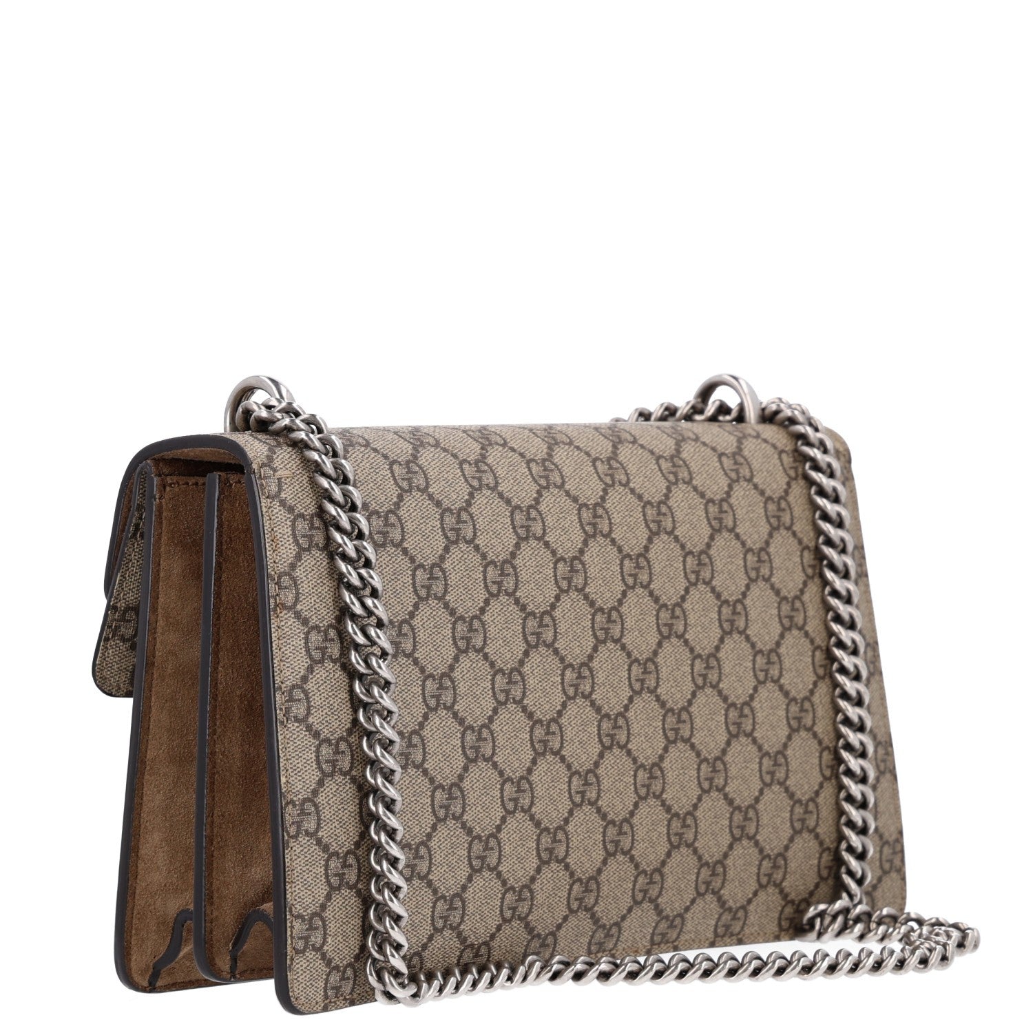 Gucci GG Supreme Monogram Small Dionysus Shoulder Bag Taupe 3 of 10