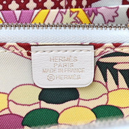 Hermes Swift La Patisserie Francaise Silk'in Compact Wallet Bleu Brume 6 of 9