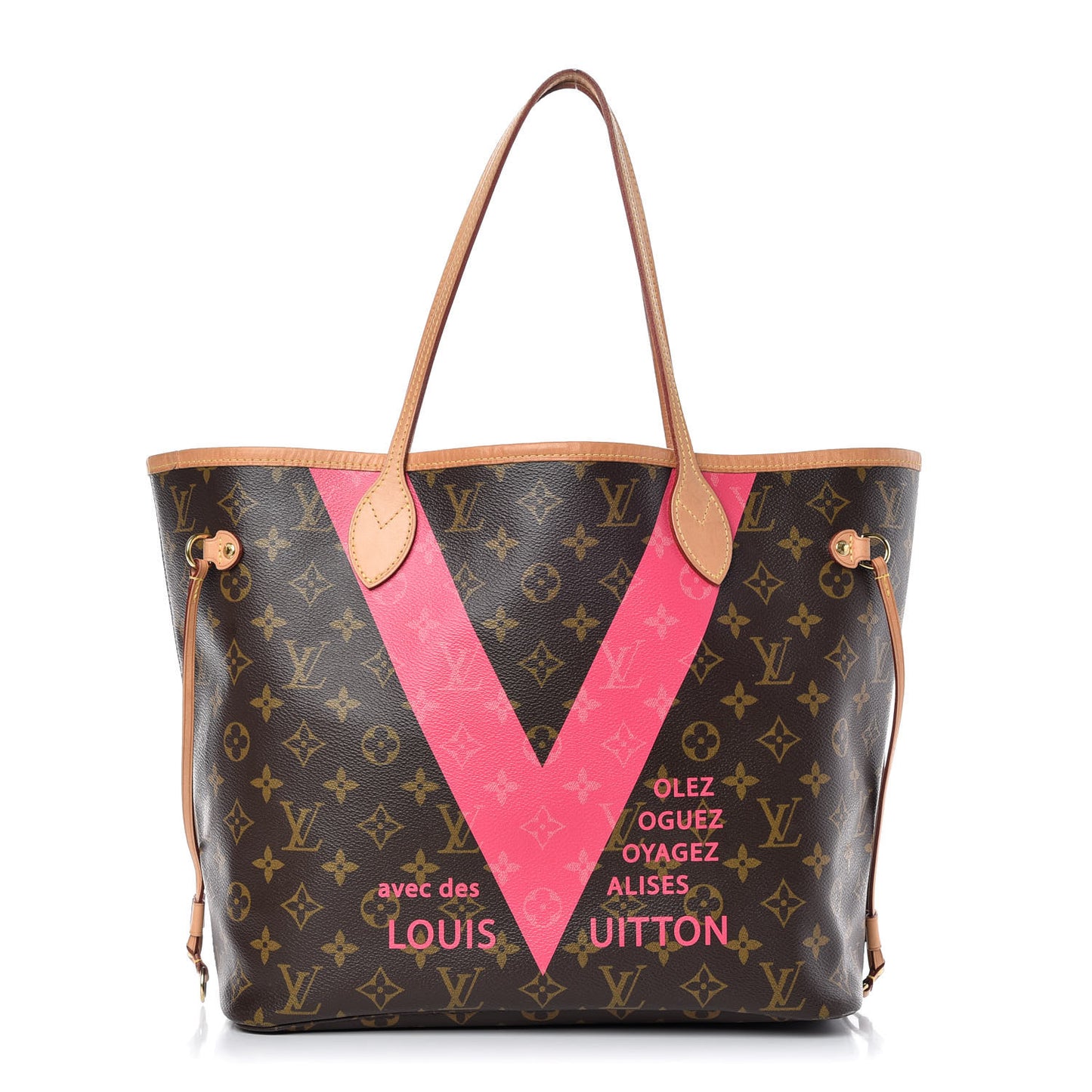 Monogram V Neverfull MM Grenade