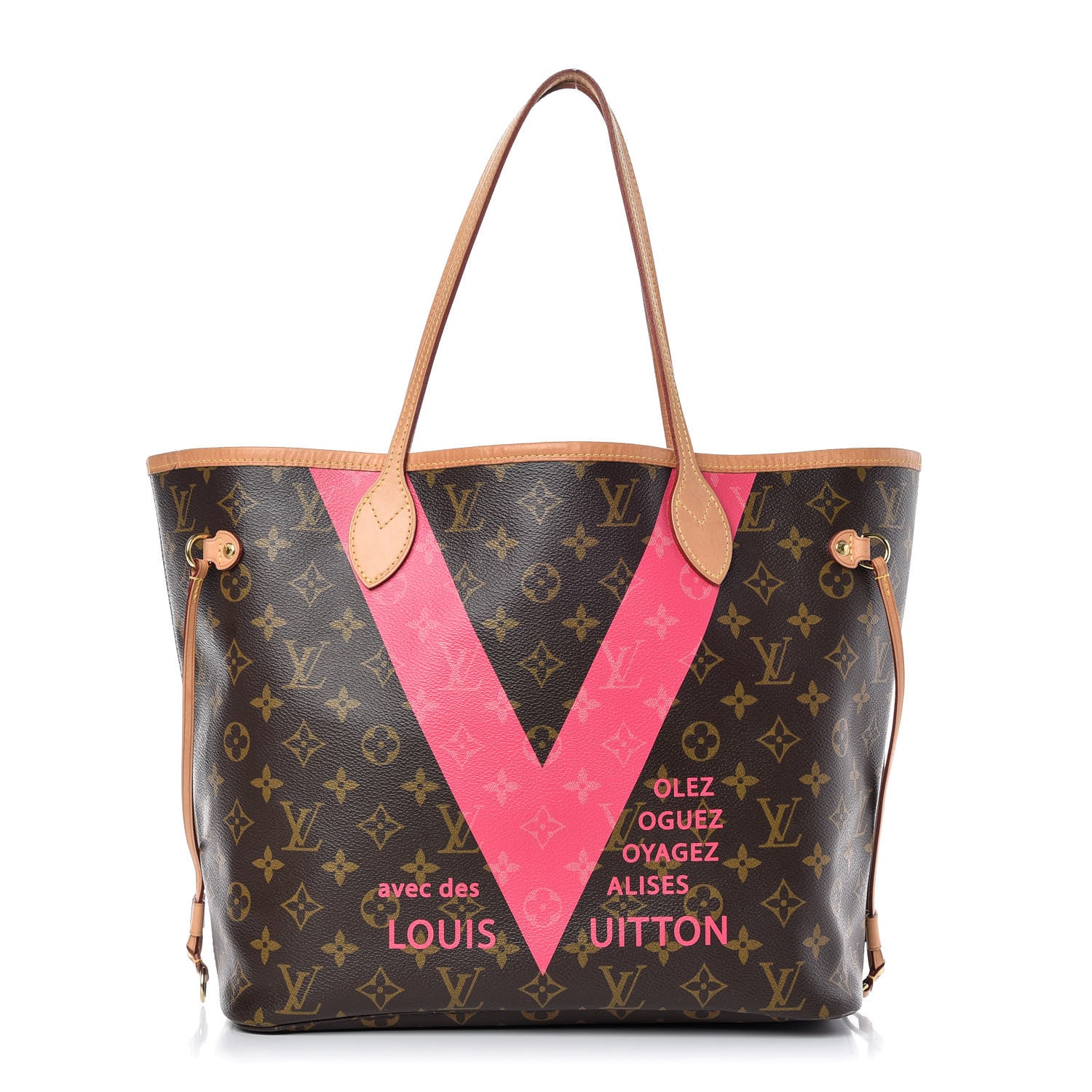 Louis Vuitton Monogram V Neverfull MM Grenade 1 of 14