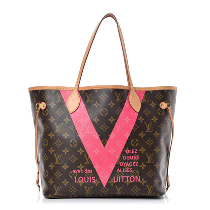 Louis Vuitton Monogram V Neverfull MM Grenade 1 of 14