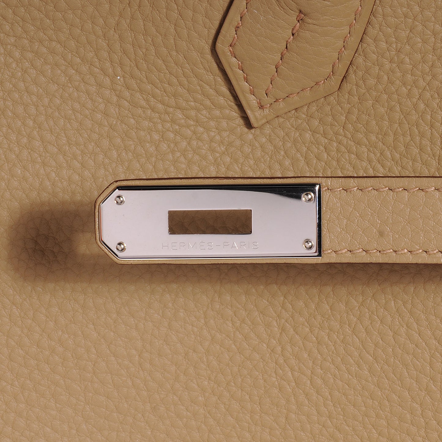 Taurillon Clemence Birkin 40 Tabac Camel