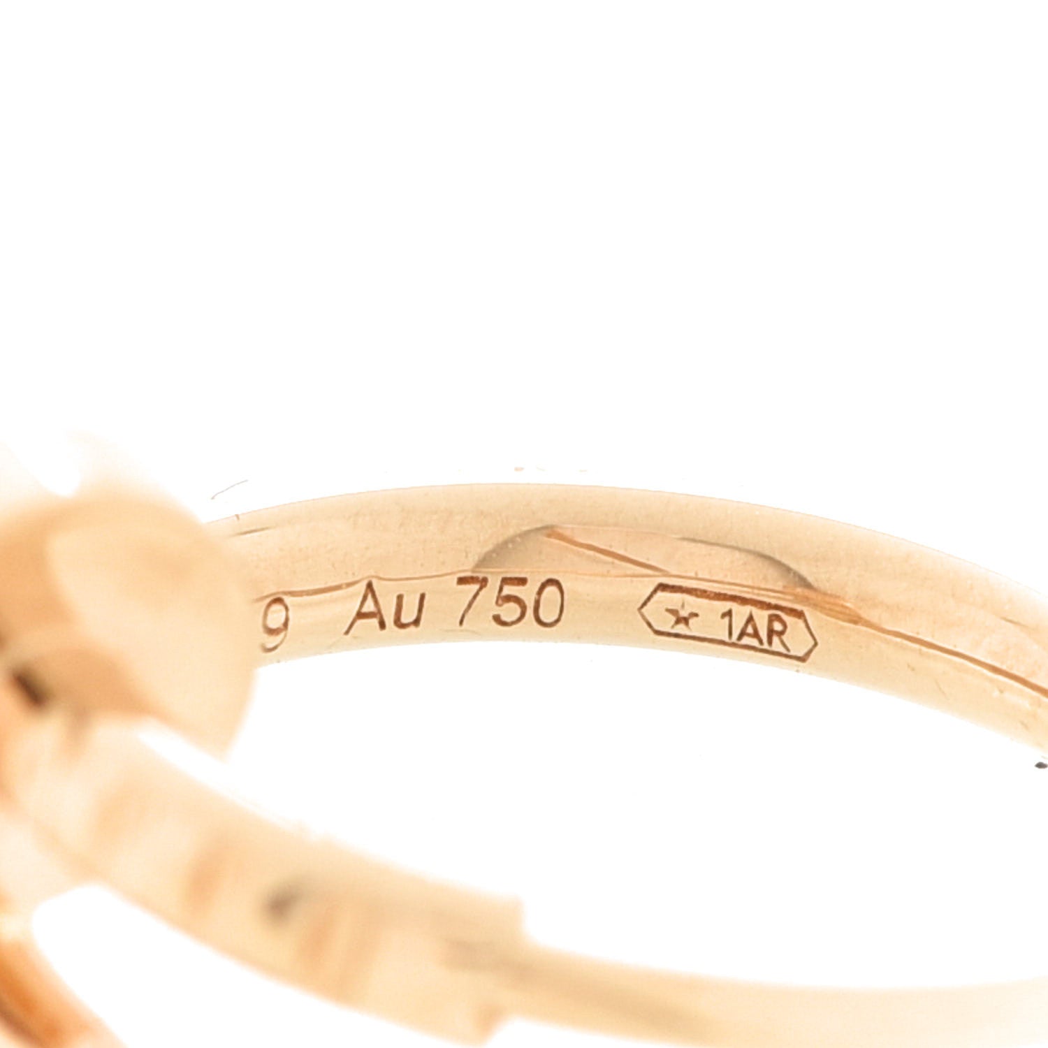 Cartier 18K Yellow Gold Juste Un Clou Single Hoop Earring 5 of 6