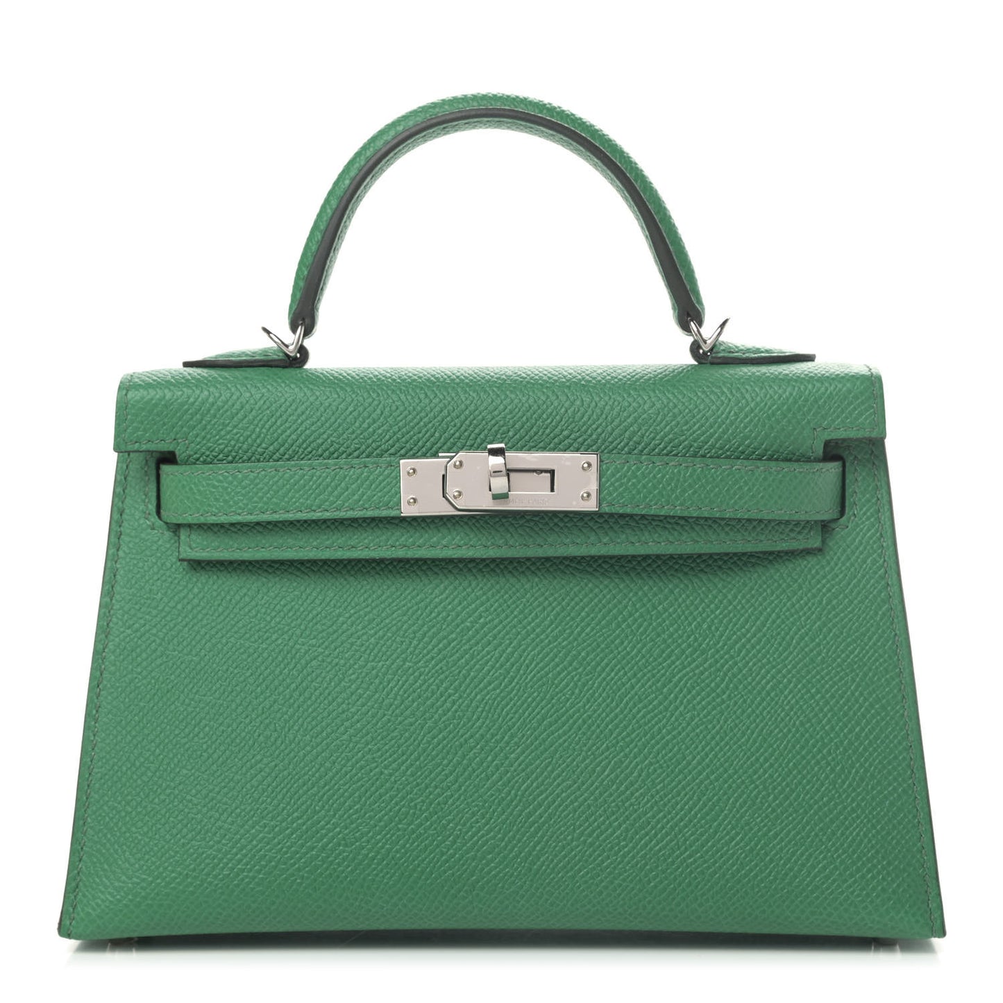 Epsom Verso Mini Kelly Sellier 20 Cactus Paille