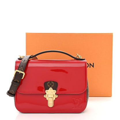 Louis Vuitton Patent Calfskin Monogram Cherrywood BB Scarlet 13 of 13