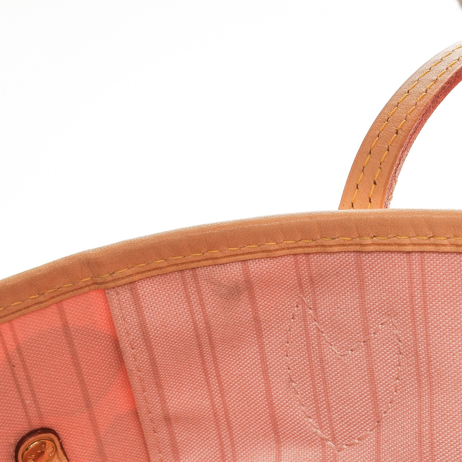 Louis Vuitton Damier Azur Tahitienne Neverfull MM 10 of 10