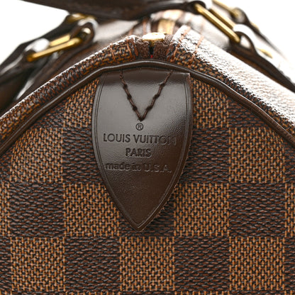Louis Vuitton Damier Ebene Speedy 30 6 of 10