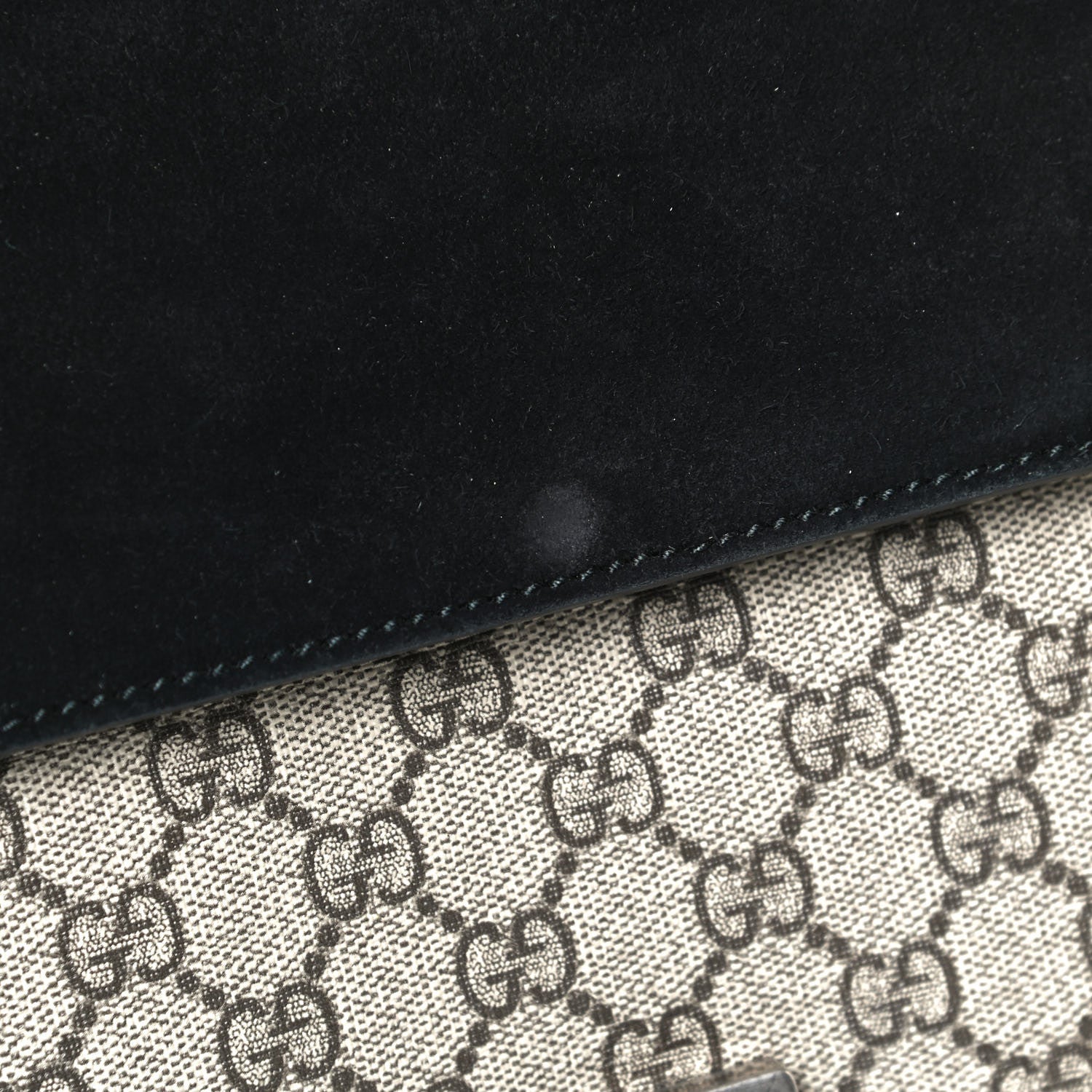 Gucci GG Supreme Monogram Medium Dionysus Shoulder Bag Black 12 of 12