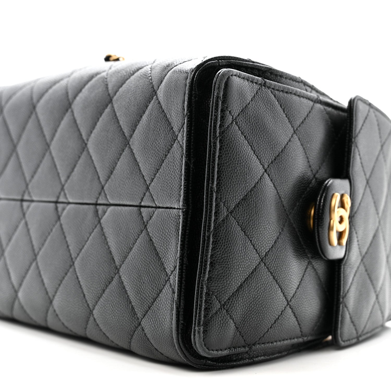 Chanel Caviar Quilted Small Chanel 25 Handbag Black 9 of 14