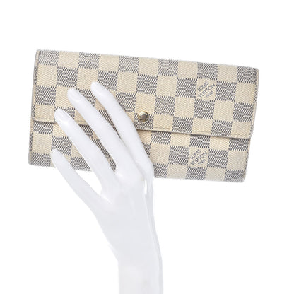 Louis Vuitton Damier Azur Sarah Wallet 2 of 11