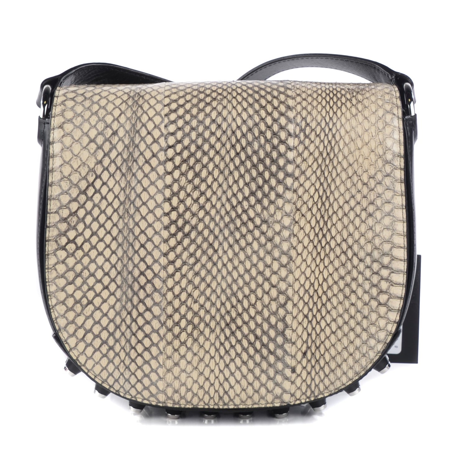Python Lia Sling Black Silver Hardware